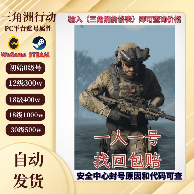 三角洲行动国服wegame体验等级号图片
