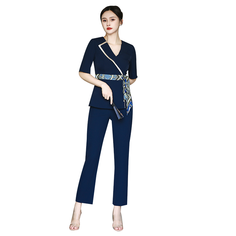 美容师养生馆足浴按摩采耳工作服