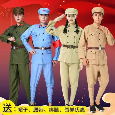 志愿军衣服抗美援朝解放军衣服战红卫兵服装49 50 65式红军演出服