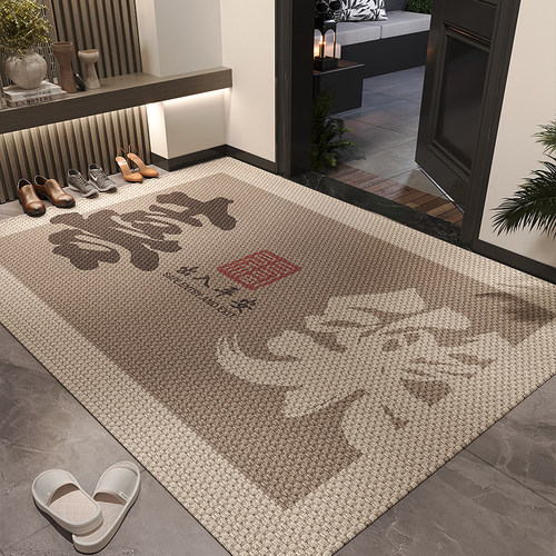 2024新款入户门地垫耐脏除尘防滑脚垫门厅玄关大门口进门免洗地毯