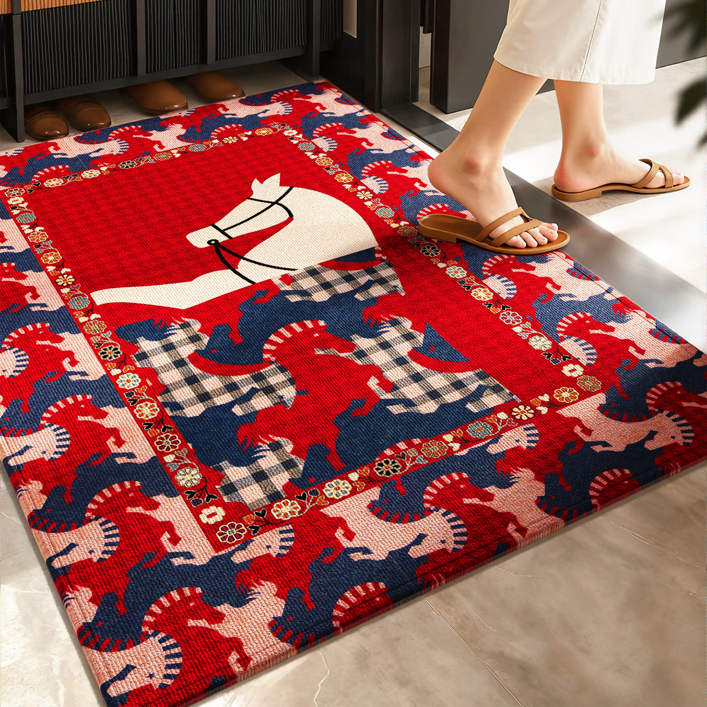 玄关大门口门垫入户门地垫防滑脚垫高级感可裁剪耐磨耐脏地毯定制,居家布艺,入户地垫,淘宝优惠券,粉丝福利购,淘宝优惠卷