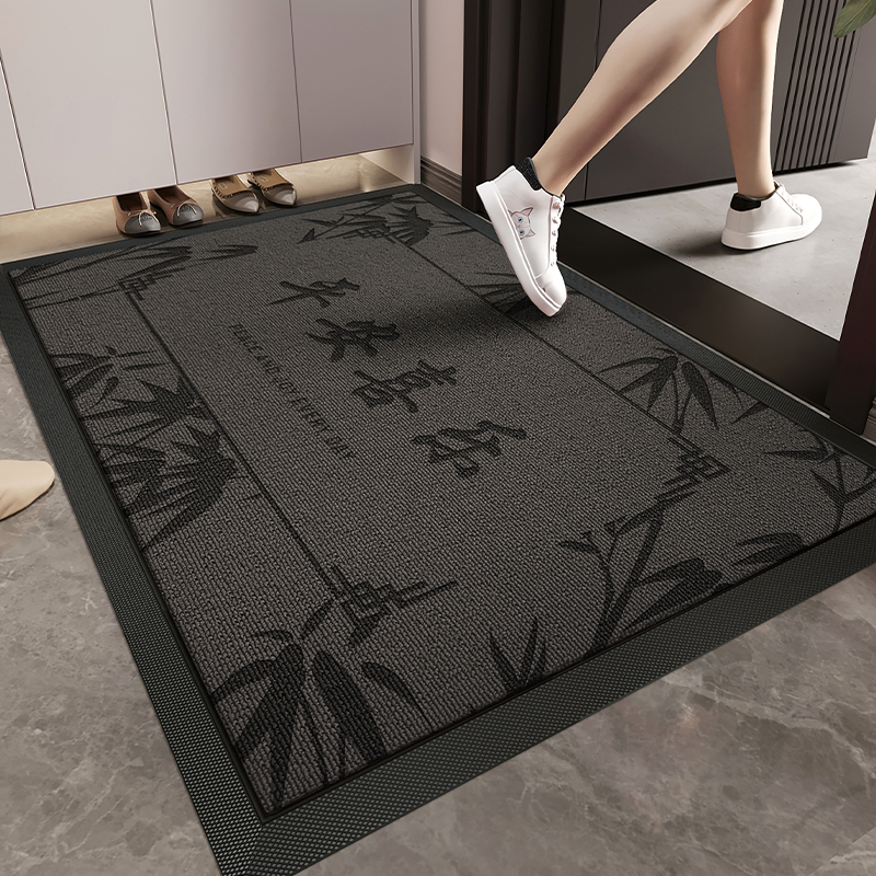 高端入户门地垫大门口进门除尘防滑脚垫平安喜乐耐脏免洗地毯门垫