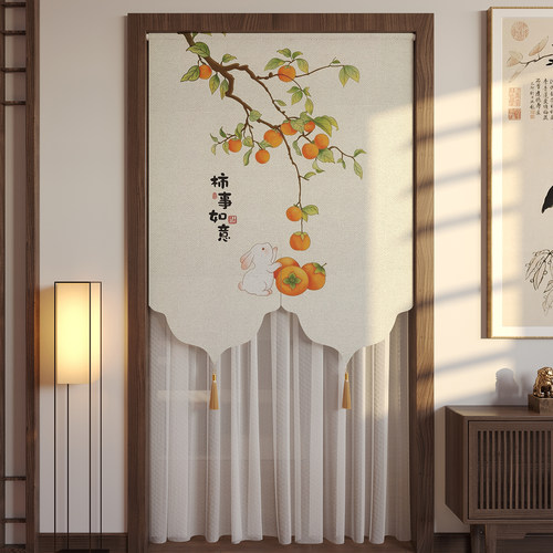予物集新款门帘防蚊虫纱帘遮挡帘