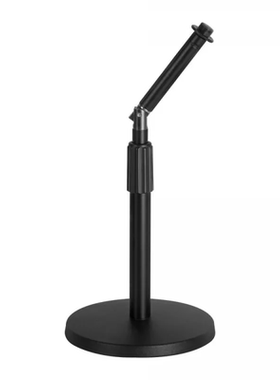 On Stage桌面麦克风支架矮款工作室会议室话筒支架金属麦克风架子