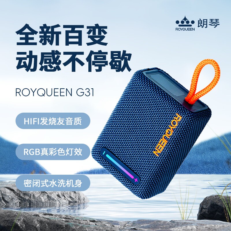 朗琴G31蓝牙音箱便携户外低音炮