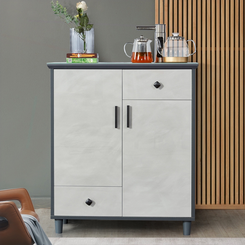 轻奢现代茶吧机柜子一体智能高端