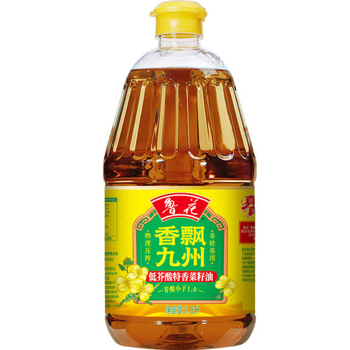 鲁花低芥酸特香菜籽油1.8L