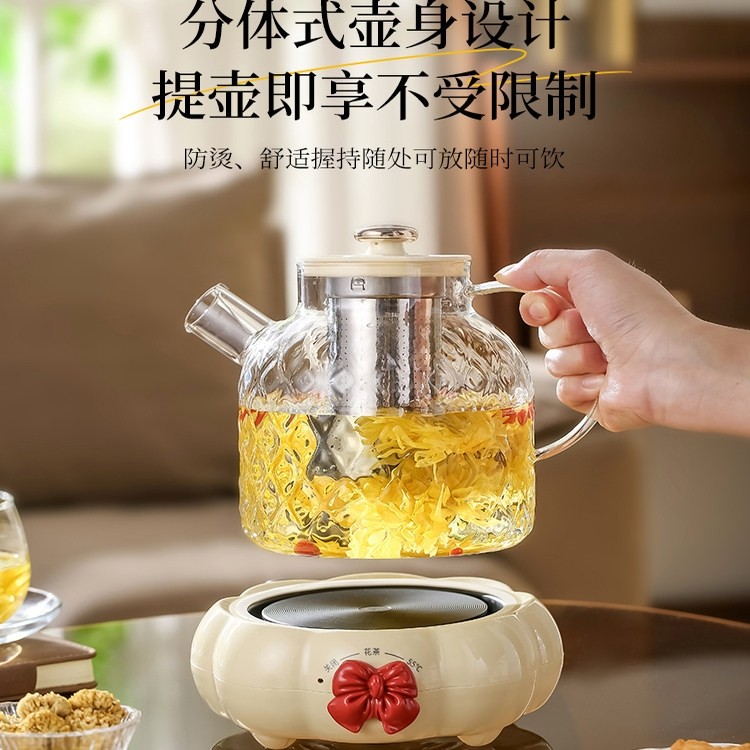 多功能小型养生壶办公室全纯玻璃烧水壶电陶炉炖煮一体煮茶炉mini,厨房电器,养生壶/煎药壶/养生杯,淘宝优惠券,粉丝福利购,淘宝优惠卷