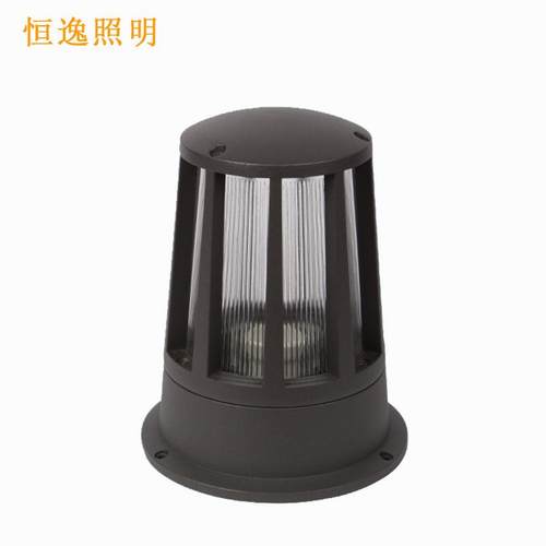 全铝LED围墙柱头灯花园别墅景观草坪灯防水防潮玻璃简约led庭院灯