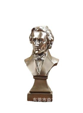 创意肖邦人物头像雕塑摆件装饰品教具摆设工艺品欧式家居软装饰品