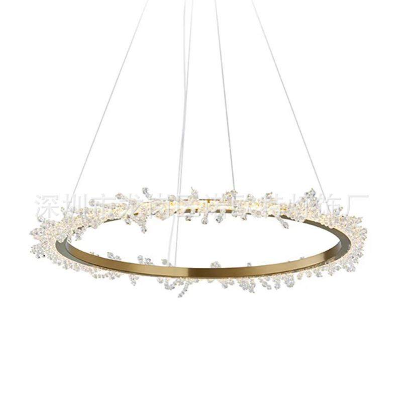 餐厅灯简约现代大气家用主灯别墅轻具2023新款创意客厅吊灯