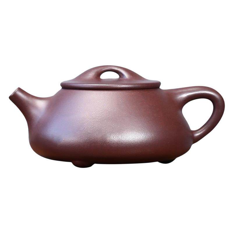 宜兴原矿石红紫砂壶厂家石瓢壶全纯手工家用泡茶壶功夫茶具