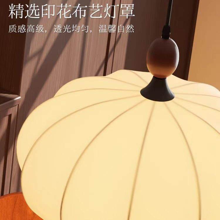 照月蒙布朗中古风餐厅灯家用法式复古护眼餐桌主灯具布艺吧台吊灯,家装灯饰光源,智能吊灯,淘宝优惠券,粉丝福利购,淘宝优惠卷