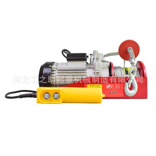 厂家直销微型电动葫芦220v小型提升机PA200家用钢丝绳电动葫芦