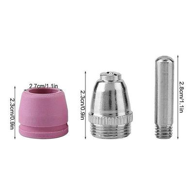 等离子切割抢配件电浆AG60/SG55电极喷嘴保护罩支架环套装50PCS