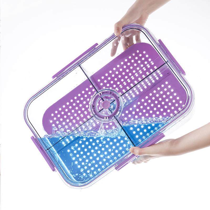 冰箱收纳盒pet塑料整理分类瓜果蔬菜冷冻加厚大容量分格保鲜盒,收纳整理,食物收纳盒,淘宝优惠券,粉丝福利购,淘宝优惠卷