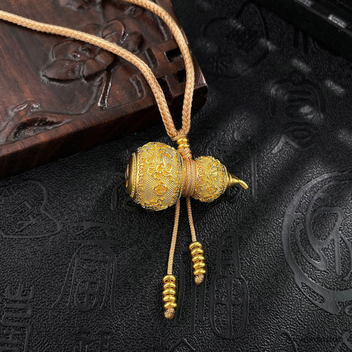 八方祥瑞流苏葫芦吊坠（含佩珠）