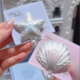 花知晓贝壳珍珠发饰海星发卡发夹子海洋周边可爱仙女