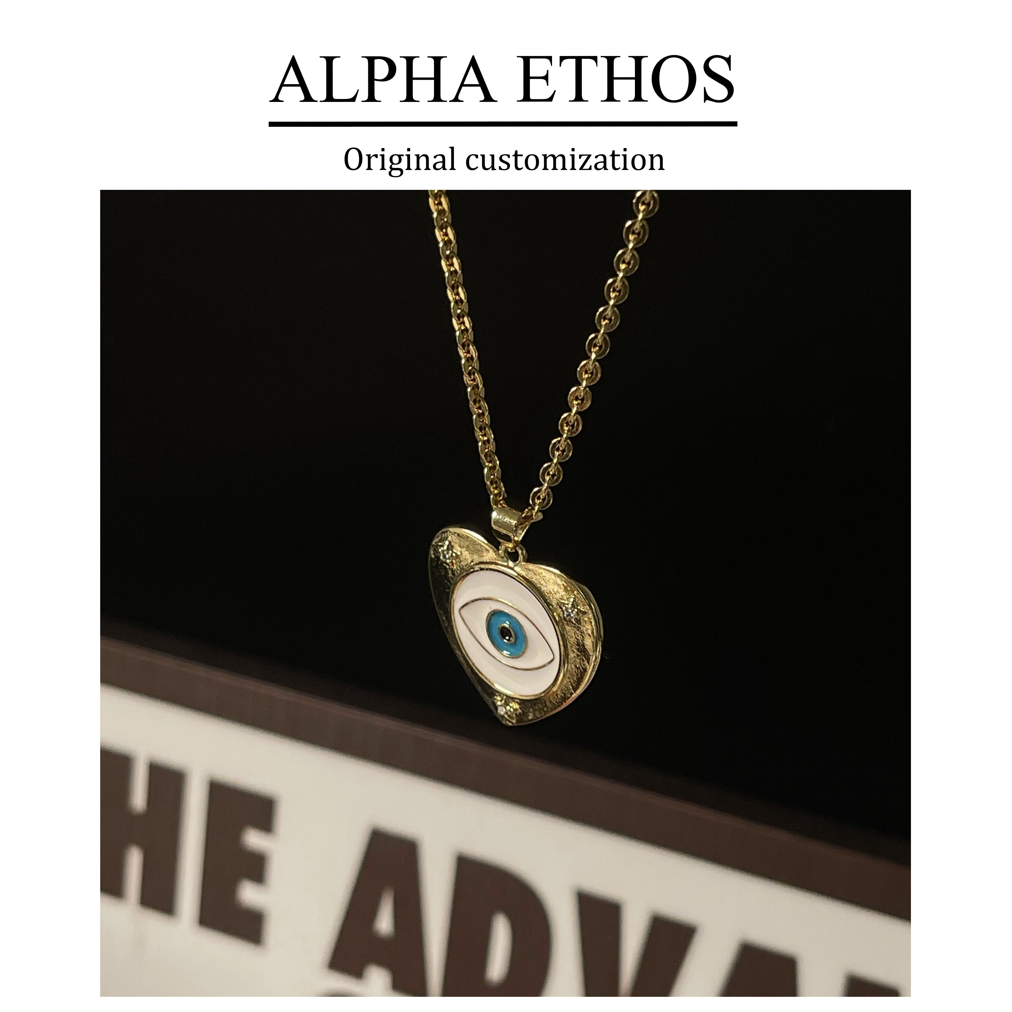 Alpha Ethos心灵之眼西欧14k镀金项链（不变色）