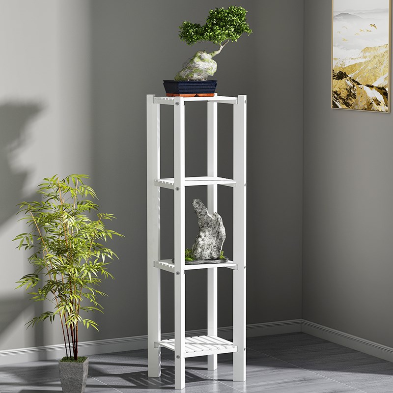 实木花架室内客i厅地面多层花盆架子阳台置物架吊兰绿萝楠竹花架