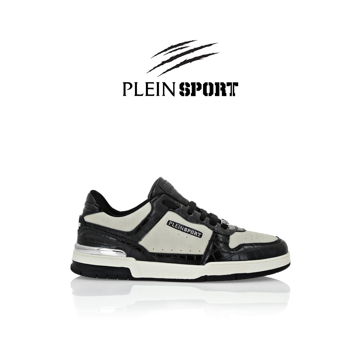 PLEIN SPORT 2025年Viper Luxe男女款PU革休闲时尚板鞋