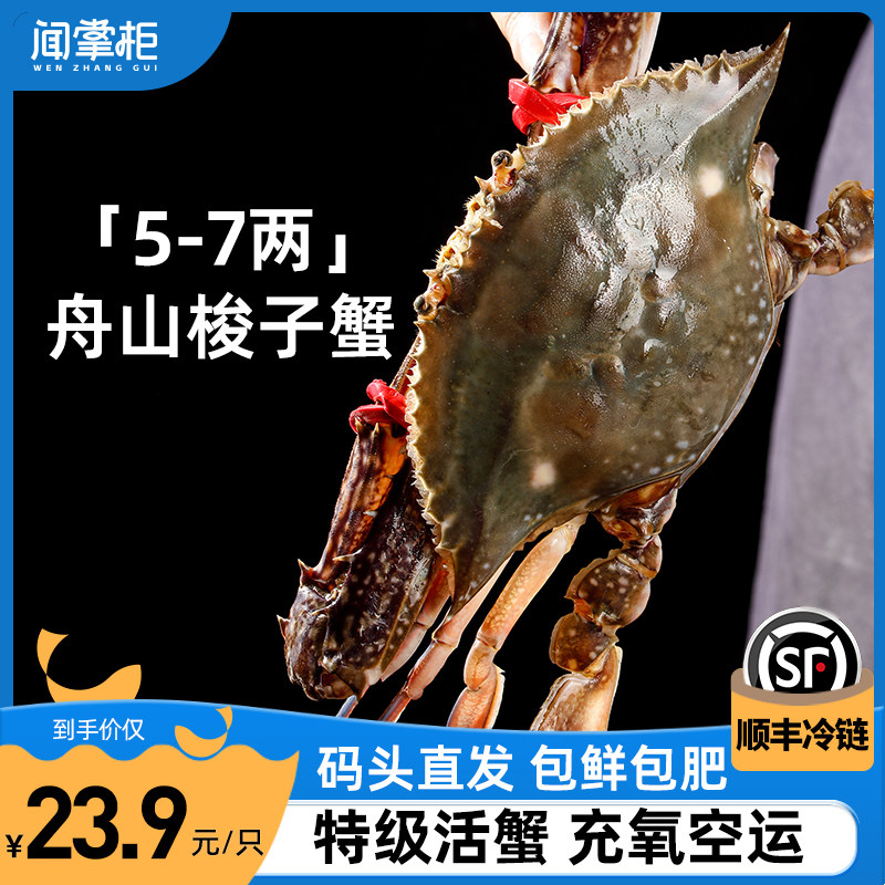 2023舟山梭子蟹鲜活特大海螃蟹新鲜花蟹野生飞蟹非冷冻白蟹活蟹高性价比高么？