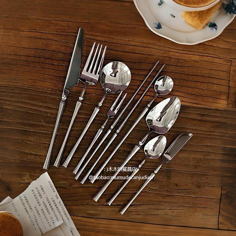 牛排刀叉小蛮腰法式刀叉勺餐具
