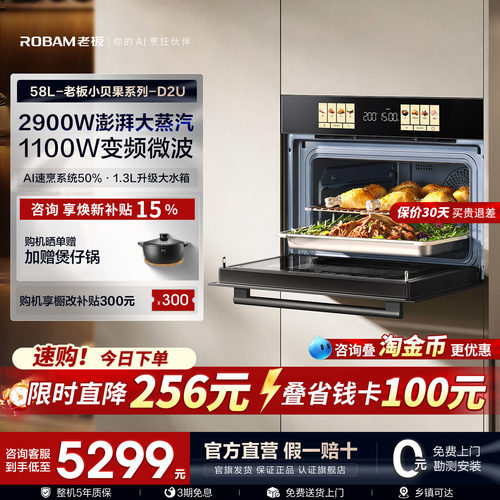 [新品上市]老板D2U微蒸烤一体机