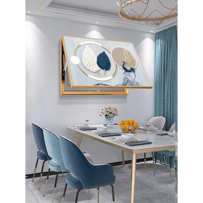 高级感电表箱装饰画现代简约高端轻奢电闸弱强电配电遮挡盒免打孔