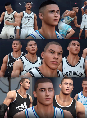 NBA2K20 2K21 2K22 2K23 2K24灌篮高手绝版精品面补B神不加密