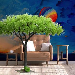 厂家专业定制金合欢树高品质仿真合欢花树室内外景观仿真植物