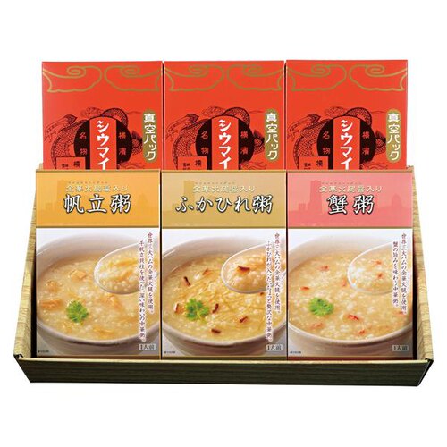 日本直邮满200元包邮 崎阳轩即食海鲜粥250g一包1餐【3种口味