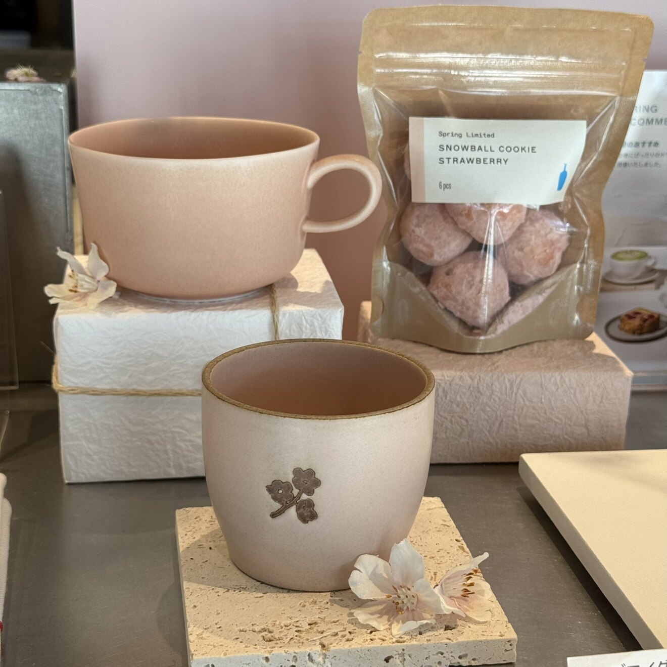 日本直邮满200包邮 BLUE BOTTLE 小蓝瓶咖啡 日本限定樱花杯