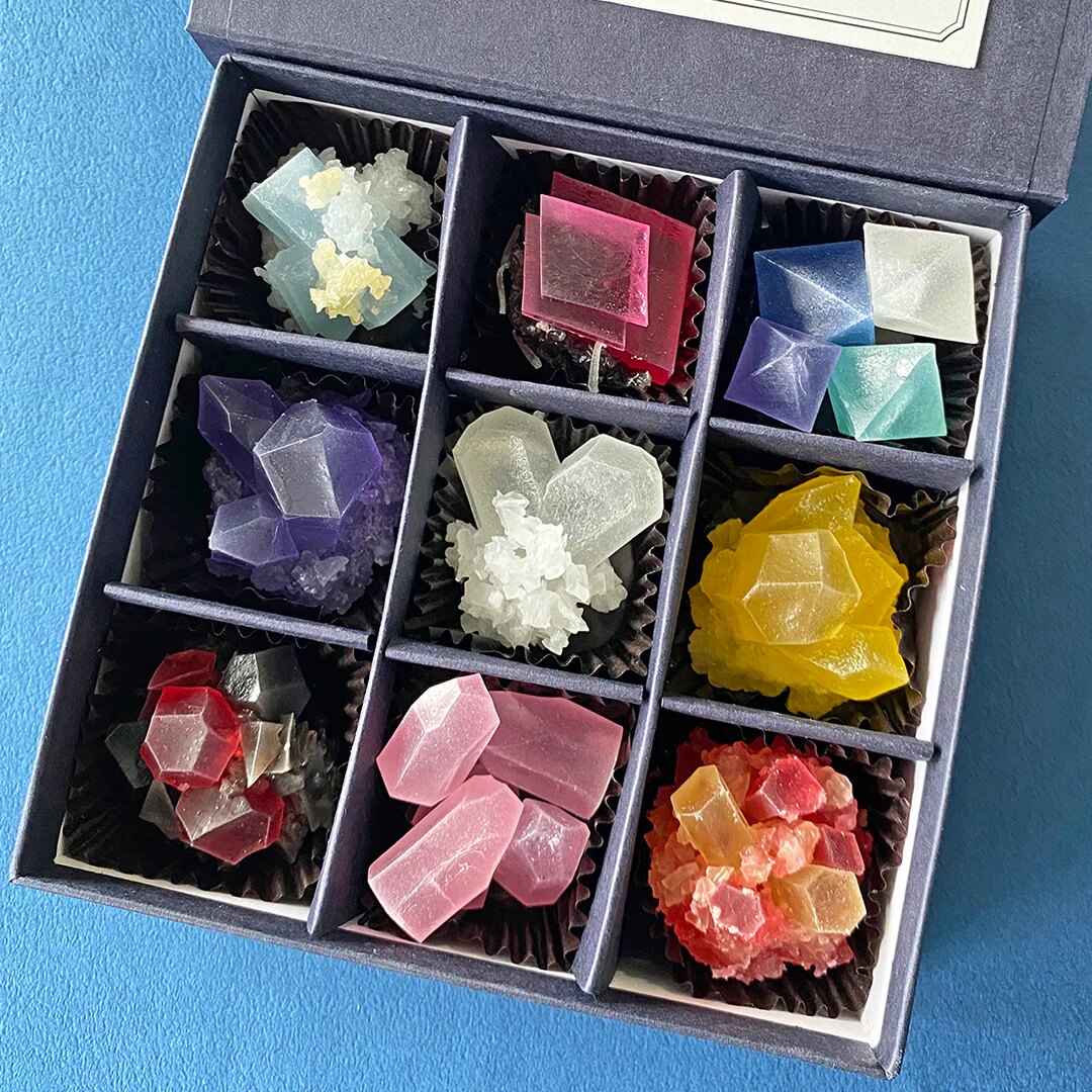 日本直邮满200包邮 harapecolab 纯手工高颜值 矿石琥珀糖