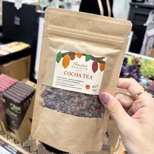 日本直邮满200包邮 咖啡展限定 可可豆皮茶 纯可可粉