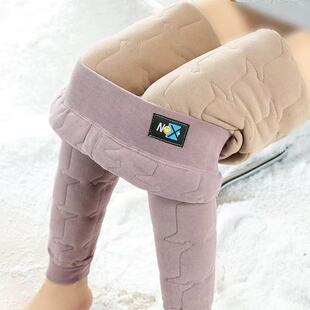 夹棉羽绒棉裤女士哈尔滨防寒裤2025冬季新款东北零下40度外穿裤子