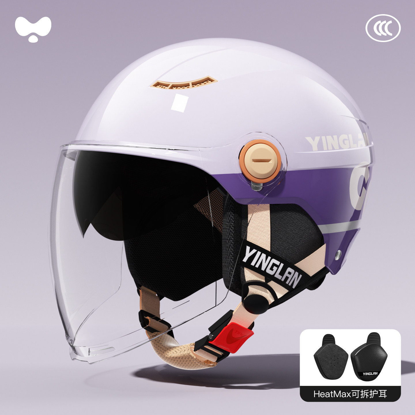 营缆新国标3C认证电动摩托车头盔女士冬季保暖安全帽四季通用半盔,摩托车/装备/配件,摩托车头盔,淘宝优惠券,粉丝福利购,淘宝优惠卷