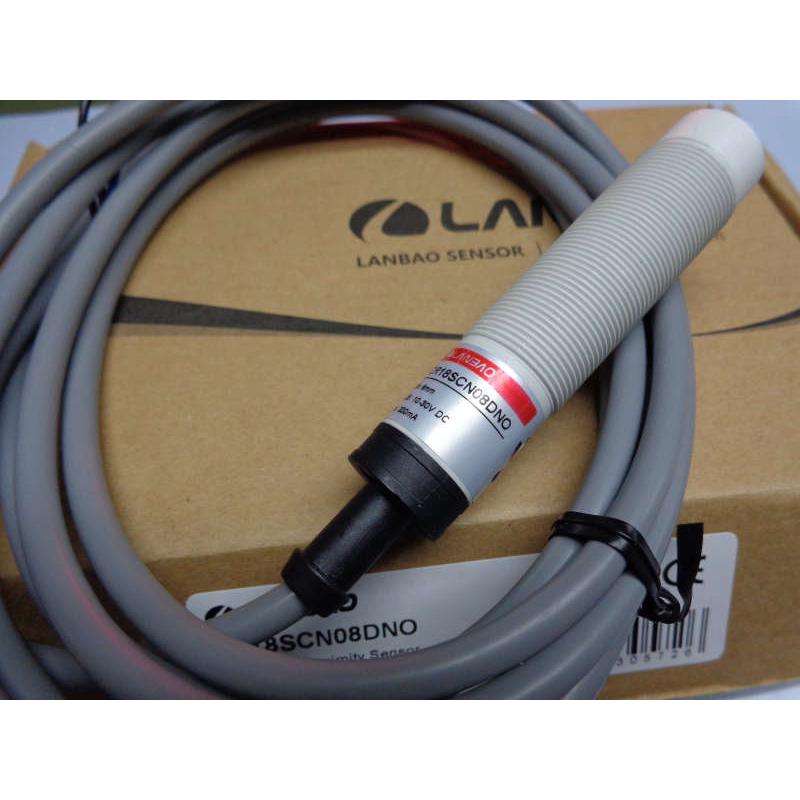 上海兰宝传感器LANBAO电容式接近开关CR18SCN08DNO
