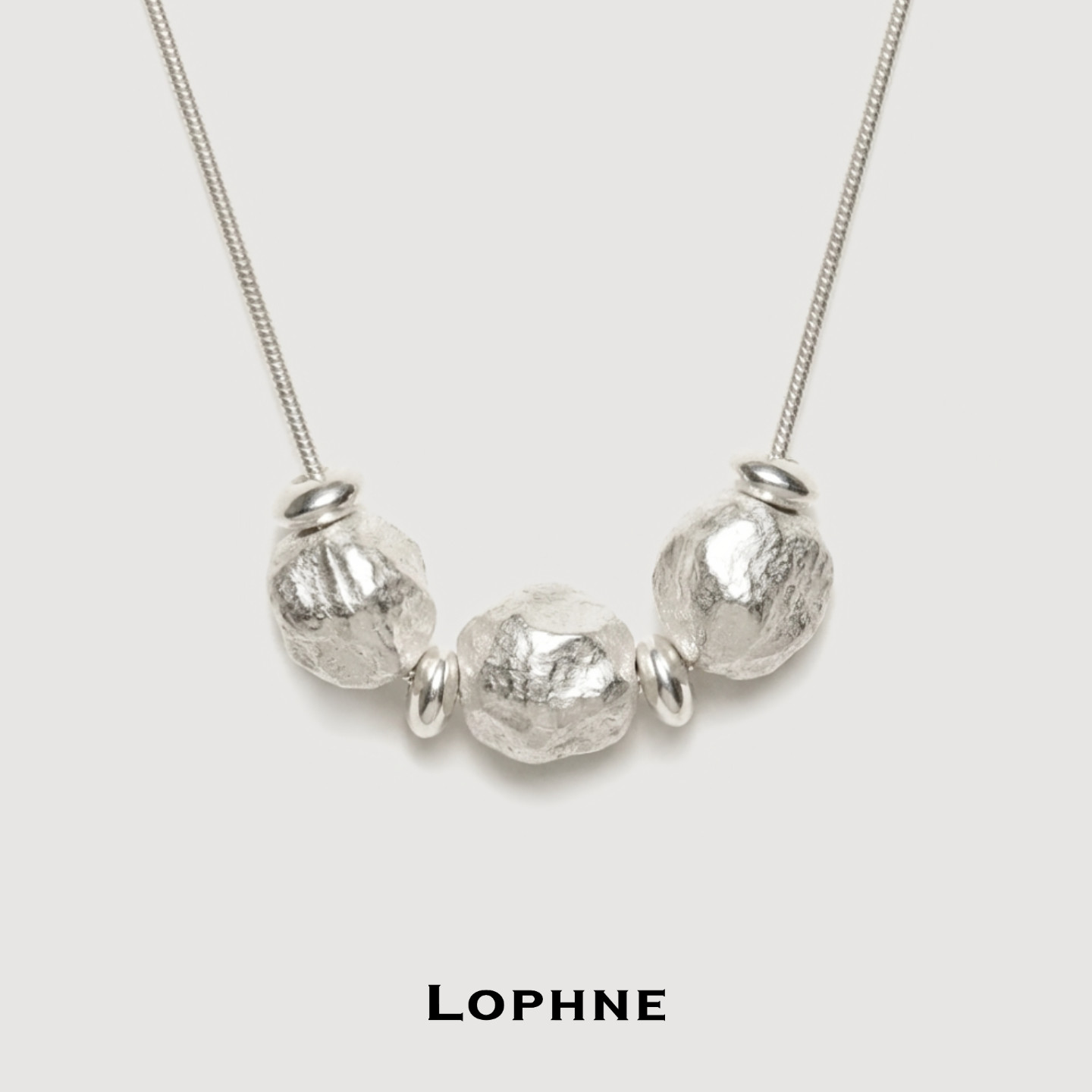 LOPHNE手工随形串珠项链中古文艺设计感吊坠锁骨链高级感原创饰品
