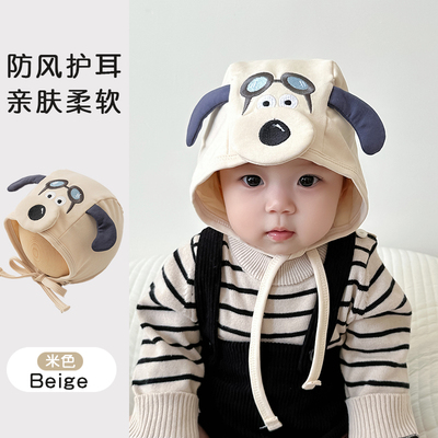 婴儿帽子春秋小月龄宝宝帽子开春