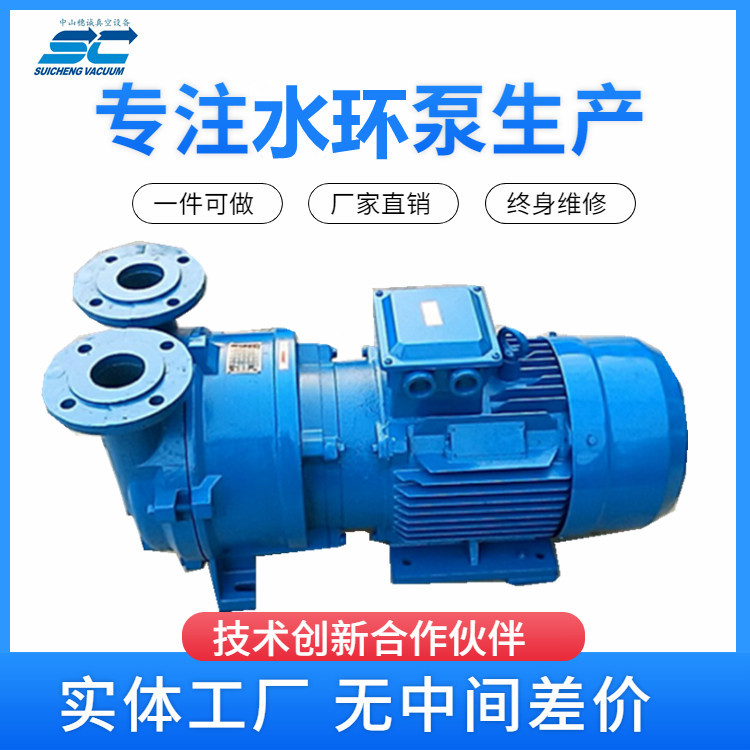 2BV5111水环式真空泵 精雕机无油真空系统 真空吸附站 穗诚真空