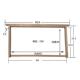 中蜂半中成巢框上好钢品品丝巢框标准GKG松木半成意蜂通用巢础框