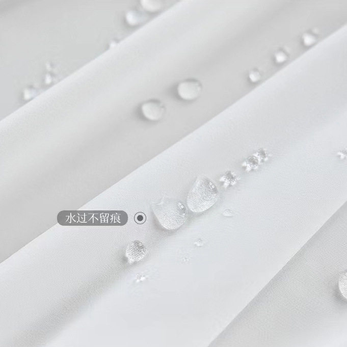 金刚纱白色窗纱窗帘现代简约风格防勾丝户外防水垂顺半透朦胧感