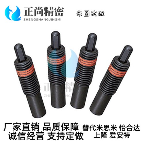 弹簧顶丝柱塞PJLR /PJHR 10/12/16-5/10/15/20/30/50弹顶销六角型
