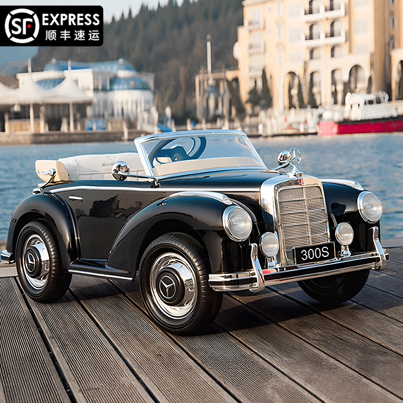 奔驰儿童四轮电动汽车玩具车可坐人小孩遥控车适合宝宝一周岁礼物