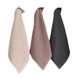 厨房擦手毛巾快速吸水擦手巾挂式速干方巾加厚卫生间搽手帕擦手布