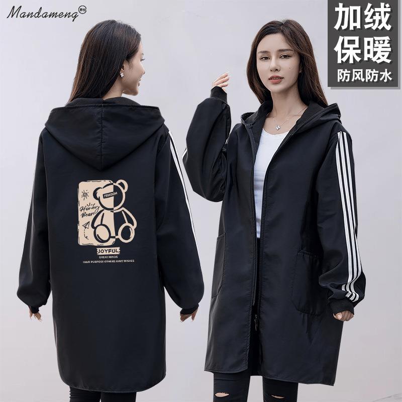 新款加绒罩衣冬季加厚围裙