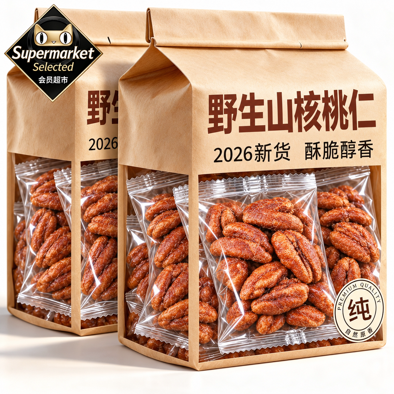 2026新货山核桃仁官方旗舰店小核桃仁独立小包装孕妇儿童零食