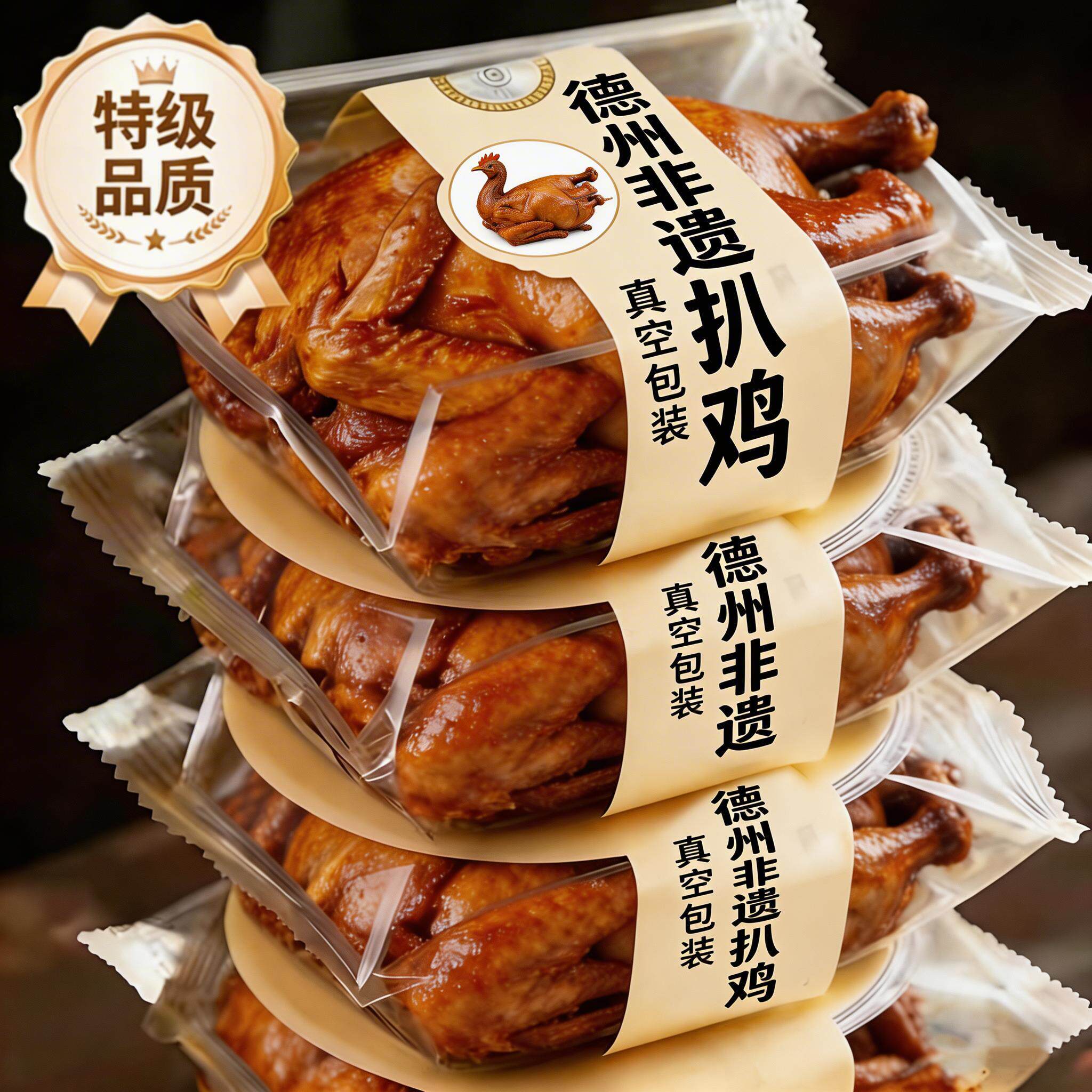 德州老字号！正宗五香扒鸡图片