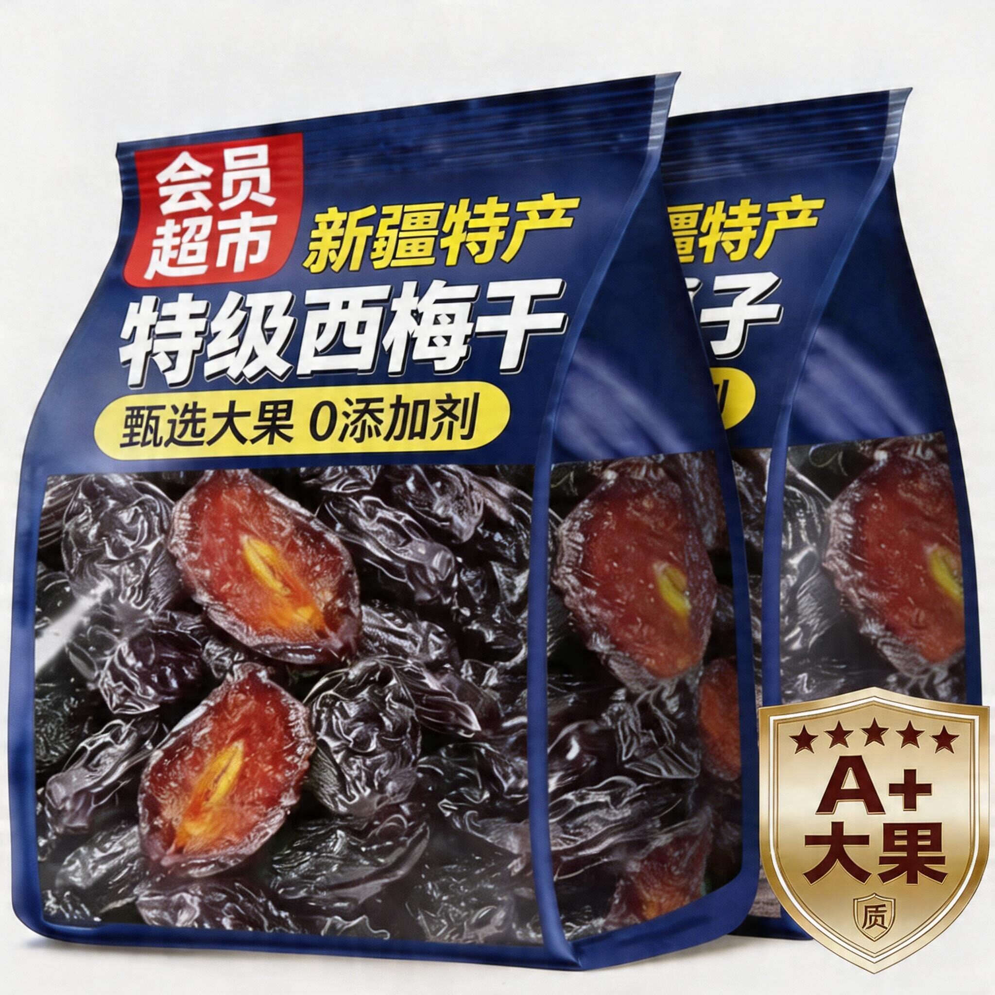 新疆西梅干特级果干正品官方旗舰店减无糖精无添加纯肥孕妇脂排便